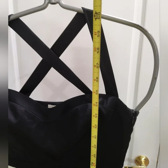 Black and white evening gown - Picture 7 of 8